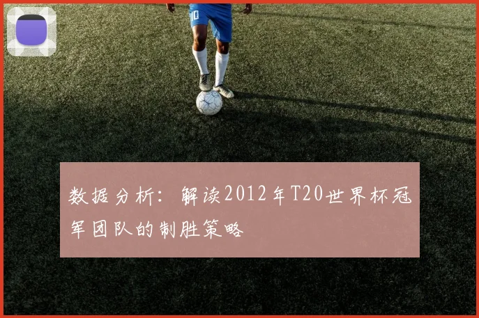 数据分析:解读2012年T20世界杯冠军团队的制胜策略